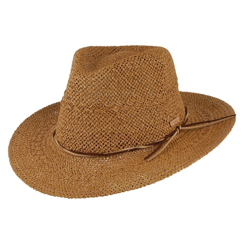 Barts Hats Arday Summer Fedora Hat – Light Brown 1-Size