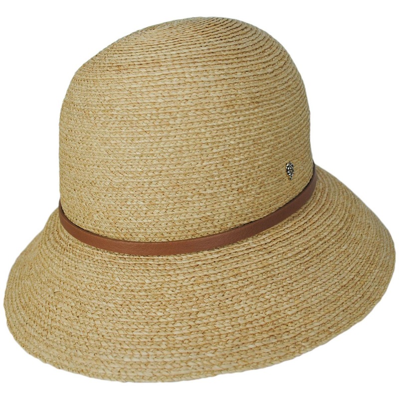 Besa 9 Rollable Raffia Straw Cloche Hat NATURAL/TAN ONE SIZE FITS MOST