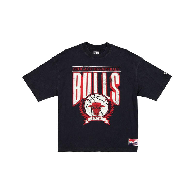 Chicago Bulls Throwback Boxy T-Shirt S