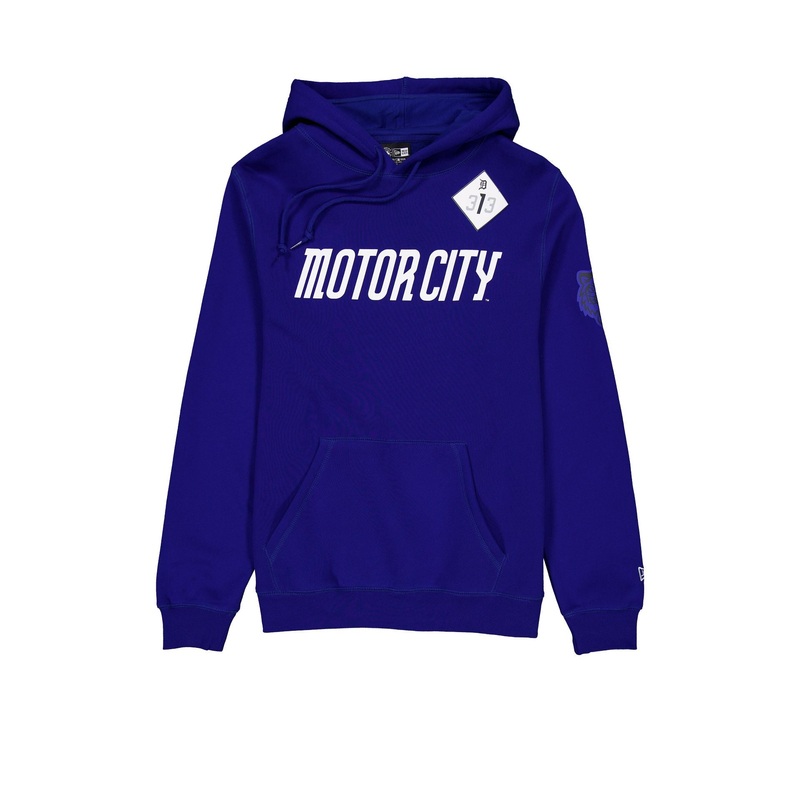 Detroit Tigers City Connect Blue Hoodie S
