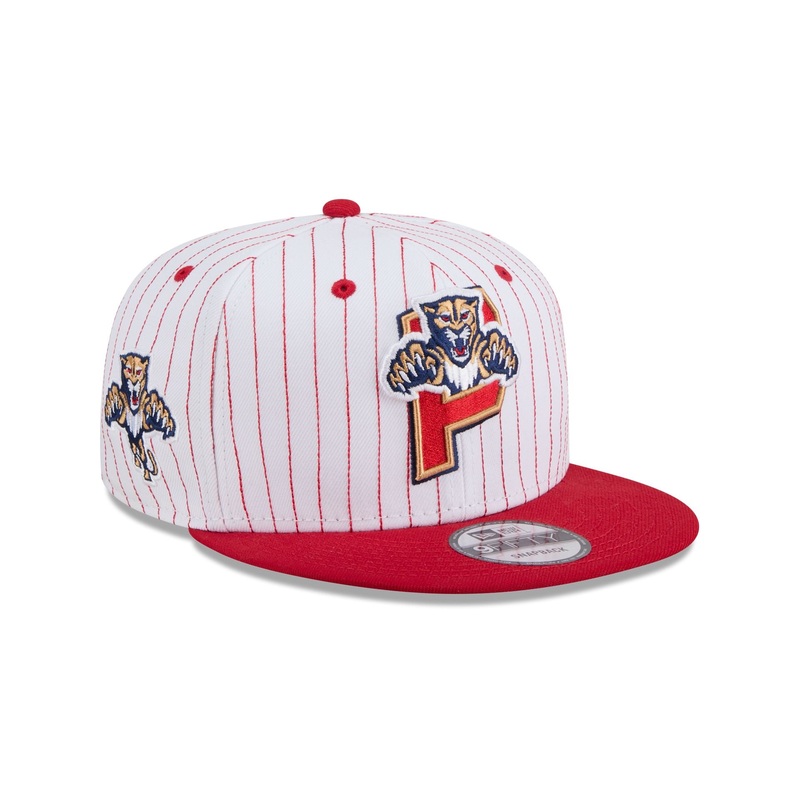 Florida Panthers Deceptor Pinstripe 9FIFTY Snapback Hat One Size
