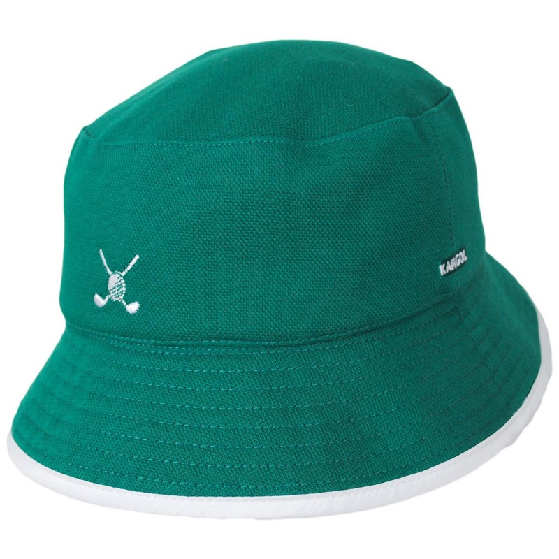 Golf Reversible Bucket Hat GREEN/WHITE S