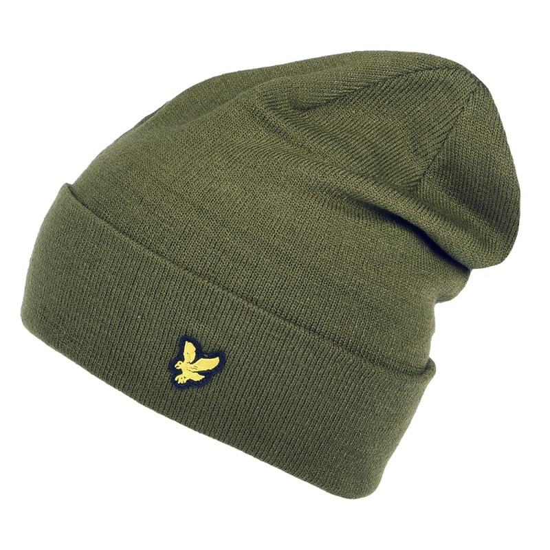 Lyle & Scott Hats Basic Beanie Hat – Olive 1-Size