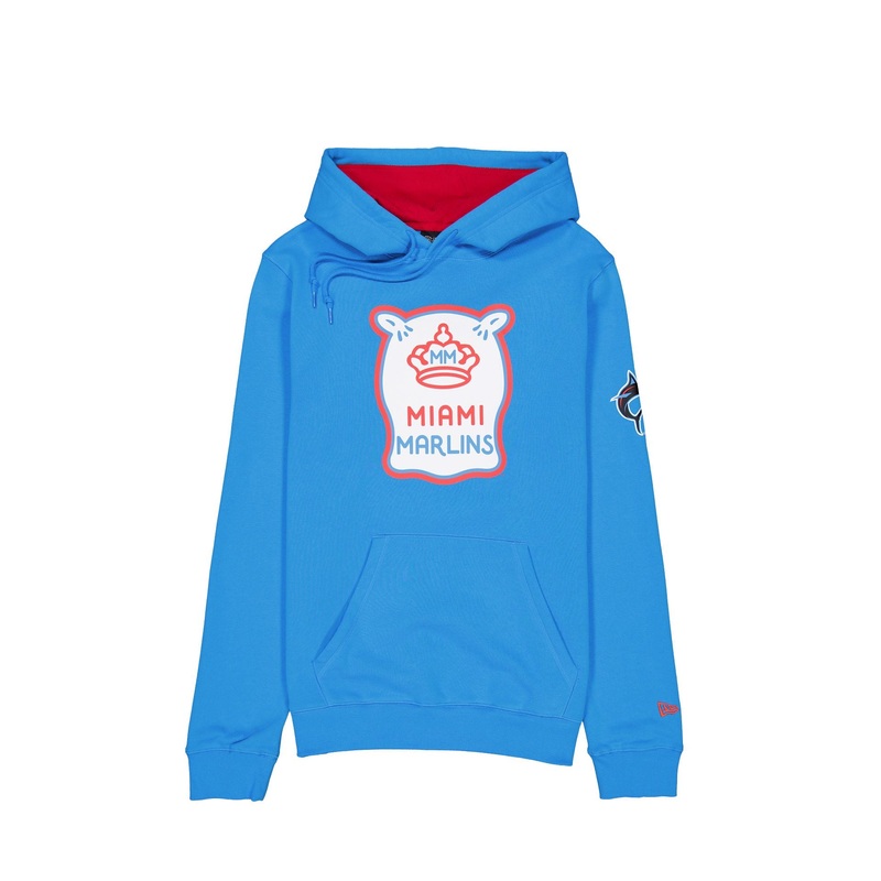 Miami Marlins City Connect Blue Hoodie S