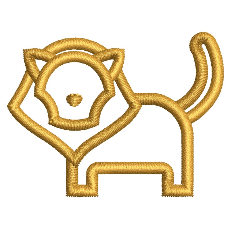 Minimalist Lion Outline Symbol Default Title One Size