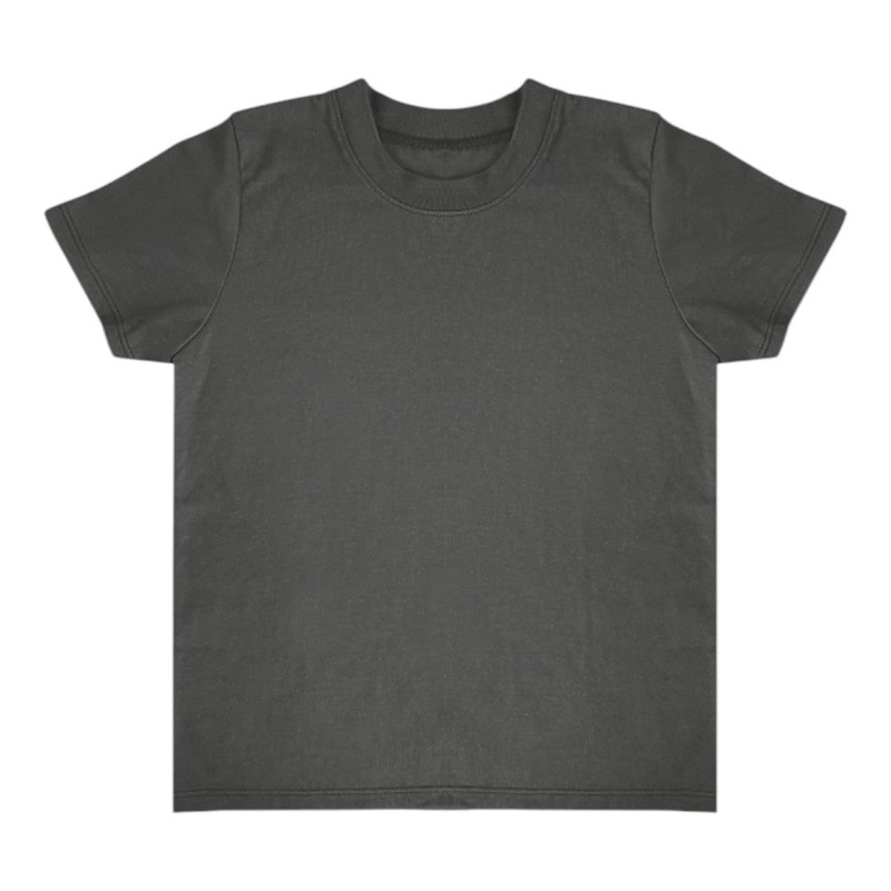Royal Apparel 2039 Infant Cotton Rib Tee Made in USA Asphalt 3/6 Months