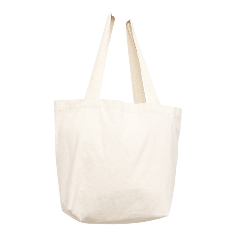 Royal Apparel Women’s Organic Cotton Canvas Lounge Tote  Style C1055ORG Made in USA Natural One Size
