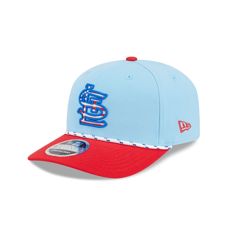 St. Louis Cardinals Independence Day 2025 9SEVENTY Stretch-Snap Hat One Size