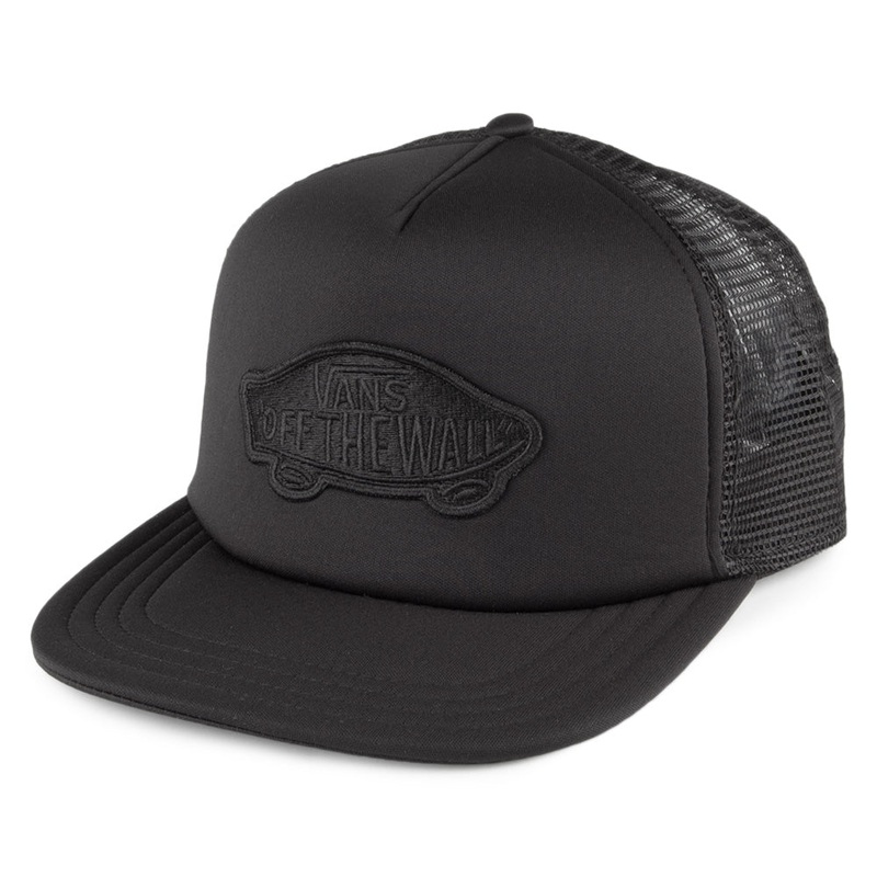 Vans Hats Classic Patch Trucker Cap – Black Adjustable
