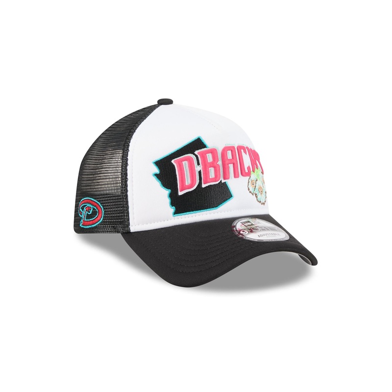 Arizona Diamondbacks State Flower 9FORTY A-Frame Trucker Hat One Size