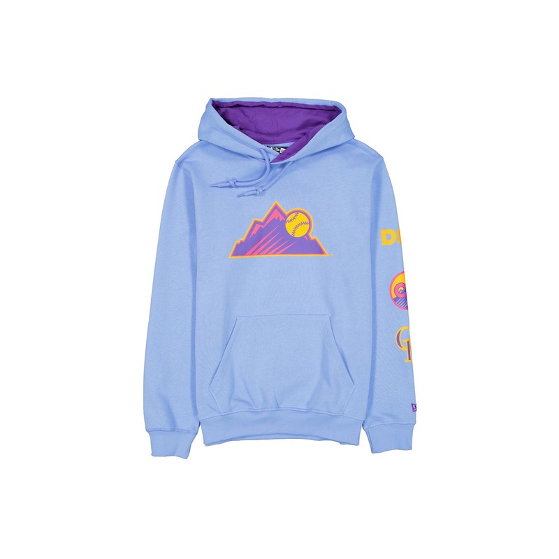Colorado Rockies City Connect Pastel Blue Hoodie S