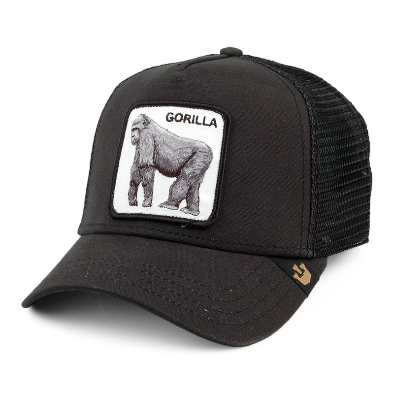 Goorin Bros. King Of The Jungle Trucker Cap – Black Adjustable