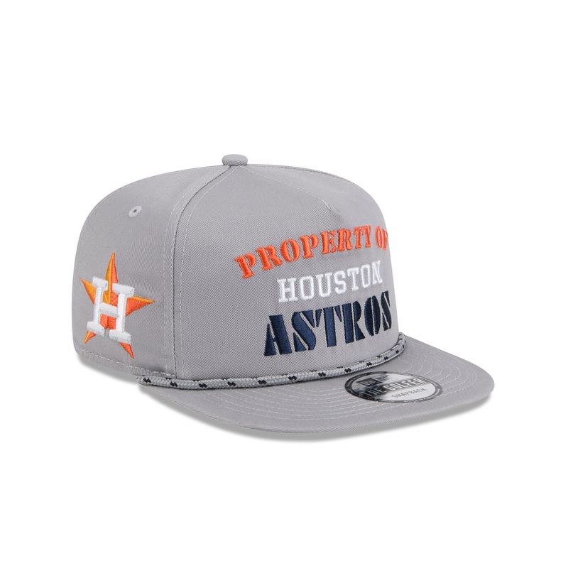 Houston Astros Vintage Gray Rope Golfer Hat One Size