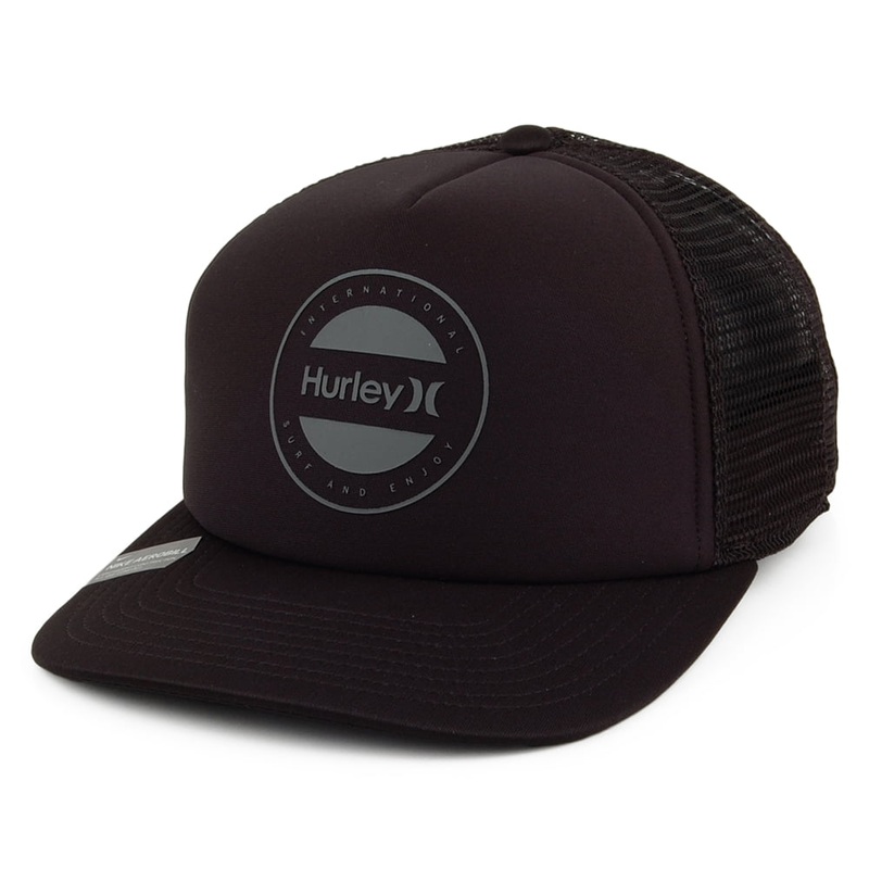 Hurley Hats Port Trucker Cap – Black Adjustable