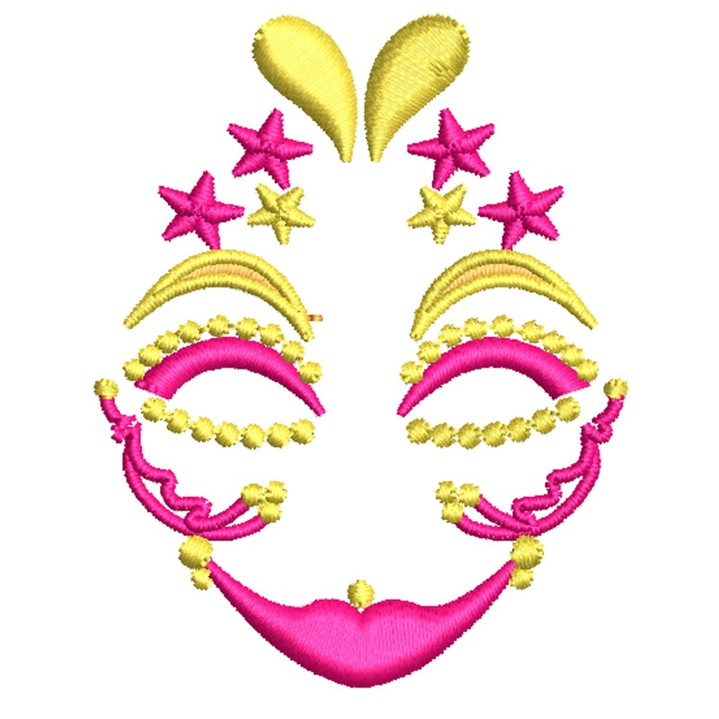 Mardi Gras Two Tone Mask Mardi Gras Two Tone Mask One Size