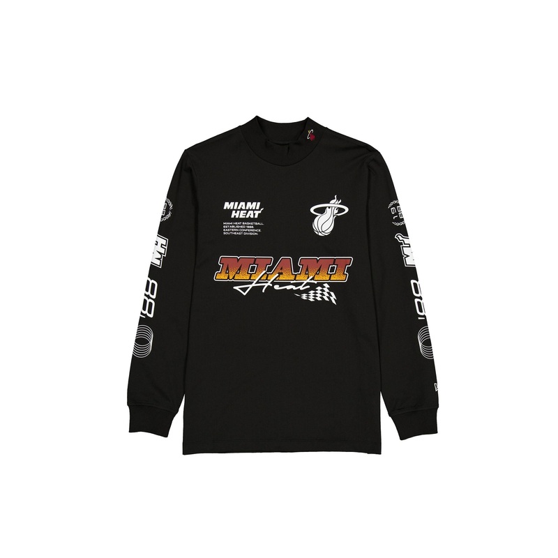 Miami Heat Modern Speed Black Long Sleeve T-Shirt S