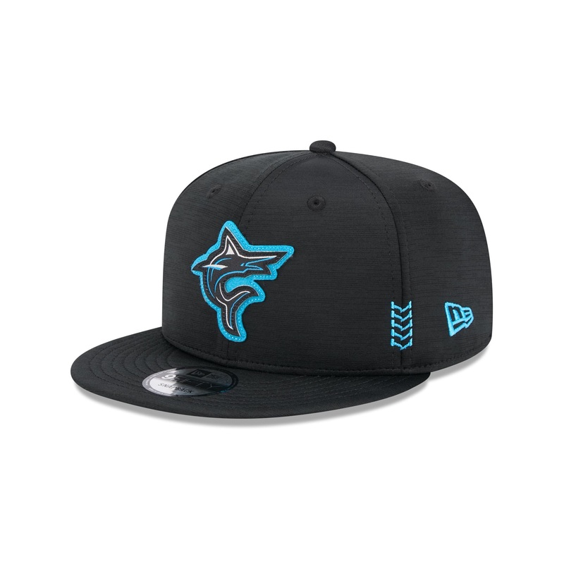 Miami Marlins 2024 Clubhouse 9FIFTY Snapback Hat One Size