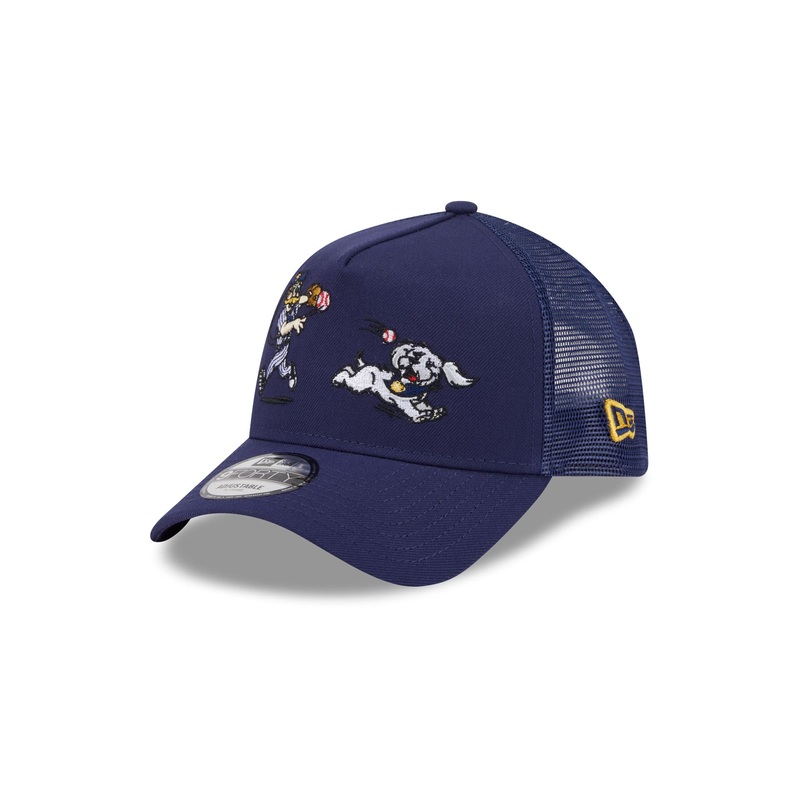 Milwaukee Brewers Generation Mascots 9FORTY A-Frame Trucker Hat One Size