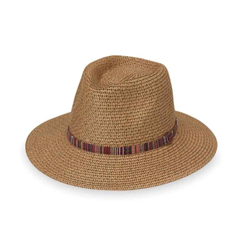 Petite Sedona Safari Hat with Aztec Band – Wallaroo Hats for Small Heads Camel Small (56 cm)