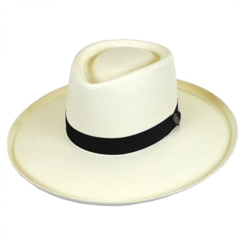 San Juan Shantung Straw Planter Hat NATURAL 6 3/4