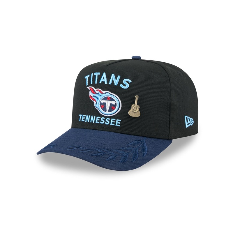 Tennessee Titans 2025 Draft Black 59FIFTY A-Frame Fitted Hat 7