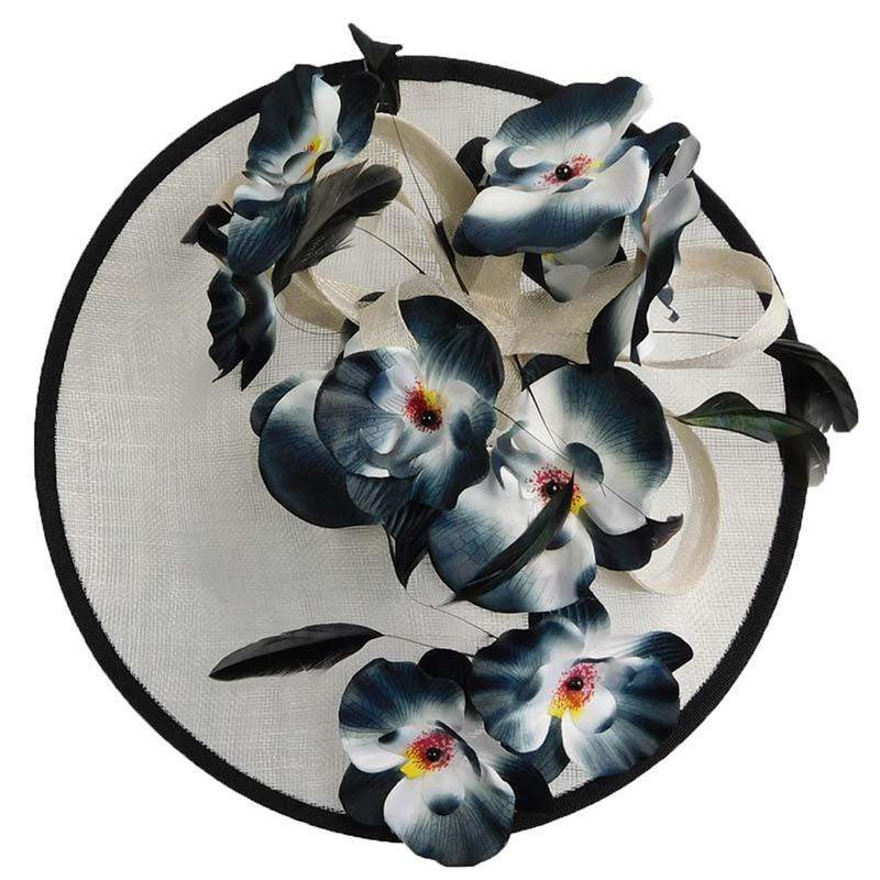 Tropical Flower Fascinator White