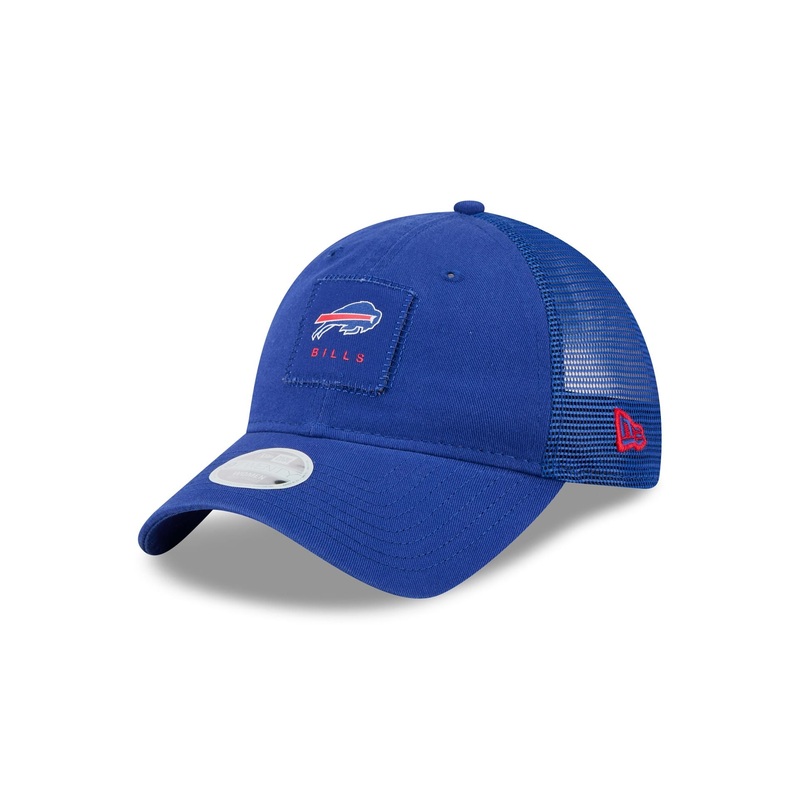 Buffalo Bills Women’s Square Stitch 9TWENTY Trucker Hat One Size