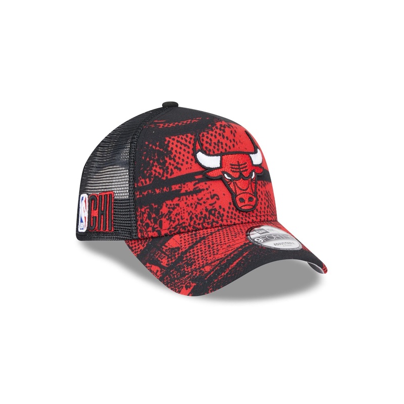 Chicago Bulls 2024 Tip-Off 9FORTY A-Frame Trucker Hat One Size