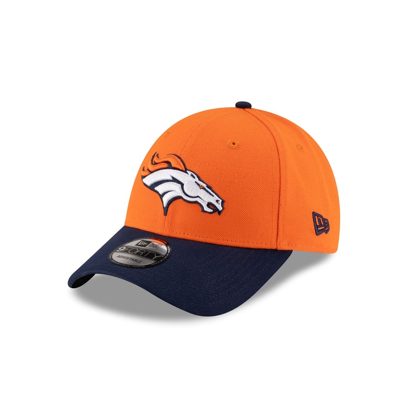 Denver Broncos The League Orange 9FORTY Adjustable Hat One Size