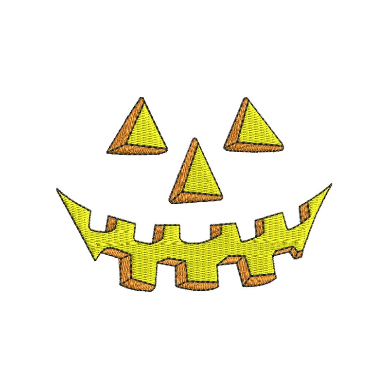 Halloween Pumpkin Face Mark Default Title One Size