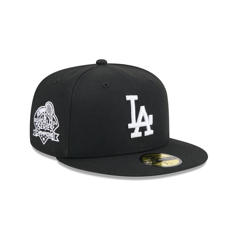 Los Angeles Dodgers 2024 World Series Champions Black 59FIFTY Fitted Hat 7