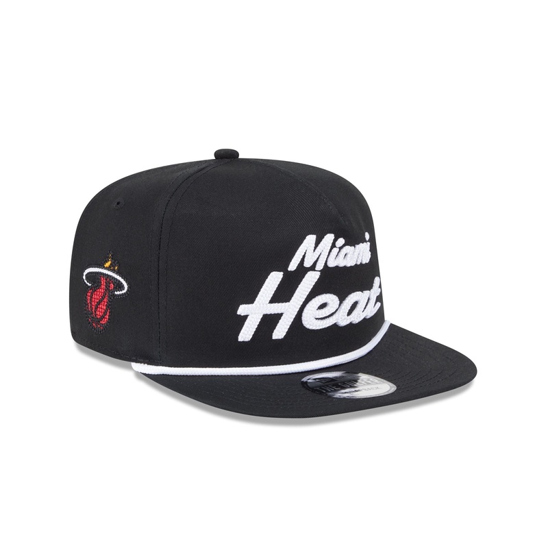 Miami Heat Team Text Golfer Hat One Size