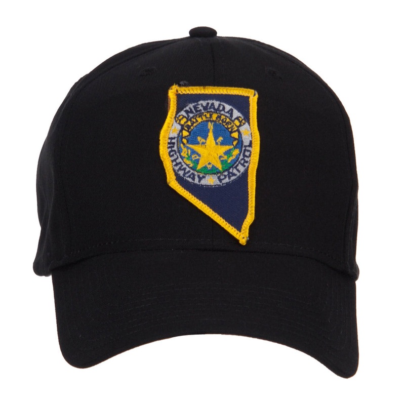 Nevada Highway Patrol Patched Cap Black One Size
