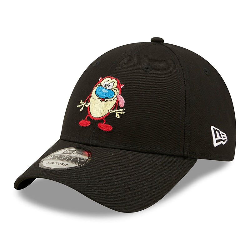 New Era 9FORTY Stimpy Baseball Cap – Nickelodeon Character – Black Adjustable