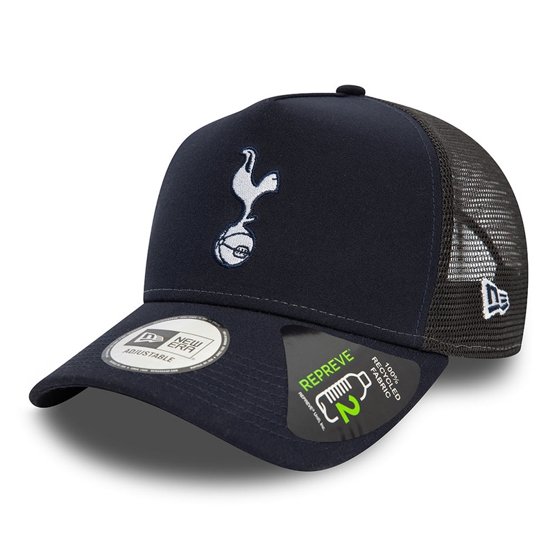 New Era Tottenham Hotspur FC A-Frame Trucker Cap – Repreve – Navy Blue Adjustable