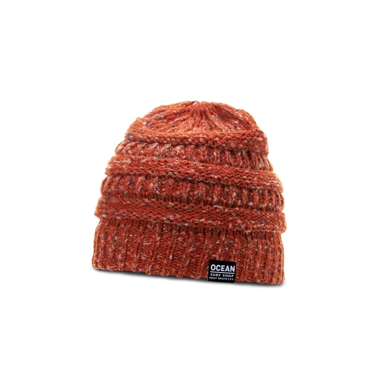 Richardson 157 – Speckled Knit Beanie Coral