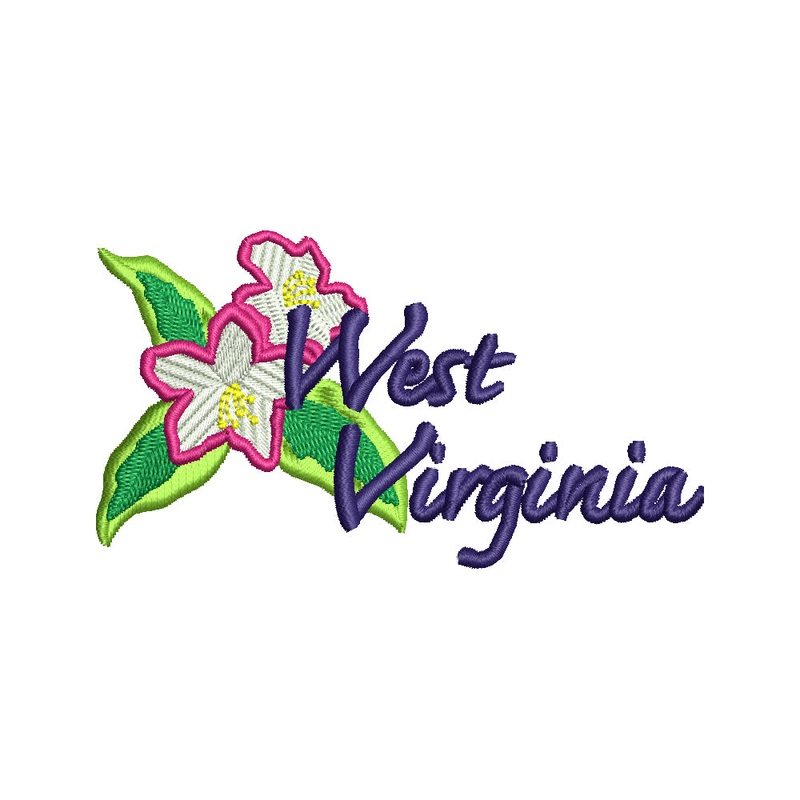 USA State West Virginia Flower Default Title One Size