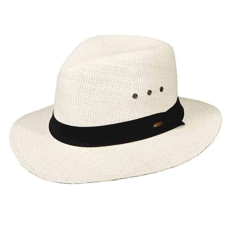 Wide Brim Panama Hat – Scala Hats for Men M