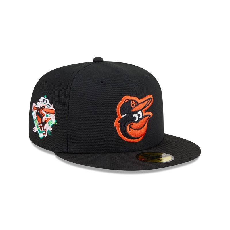 Baltimore Orioles Floral Undervisor 59FIFTY Fitted Hat 7