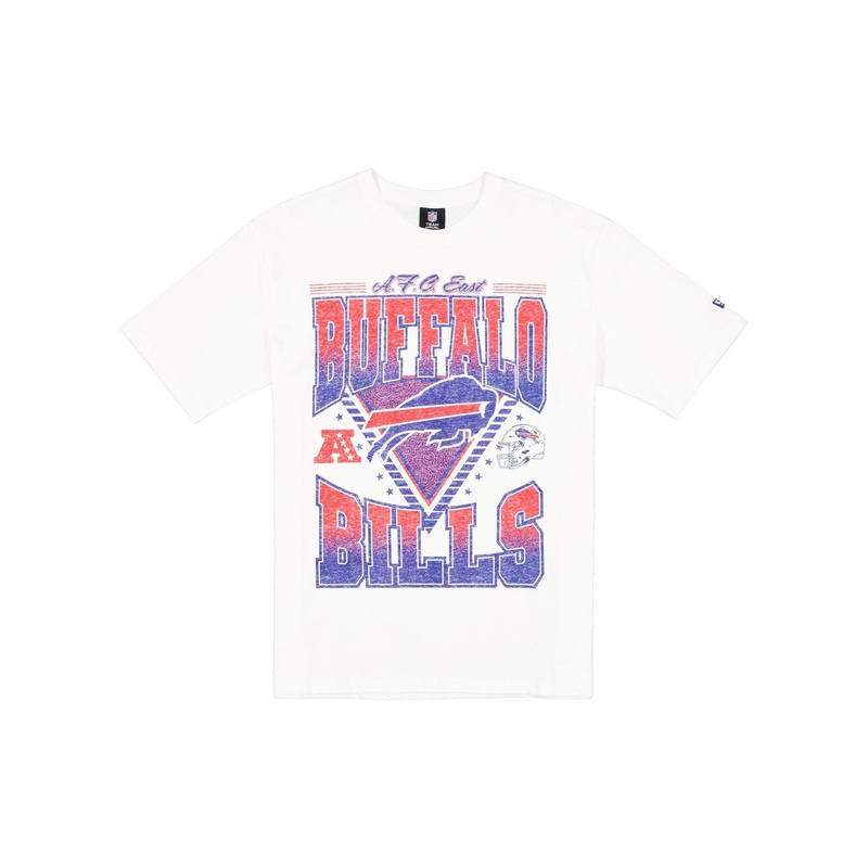 Buffalo Bills Sport Classics Washed Optic White T-Shirt S