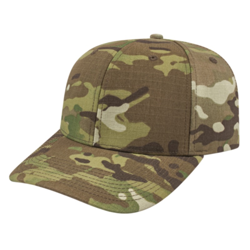 Cap America i2022 – MultiCam Full Fabric Cap – Blank MultiCam Black