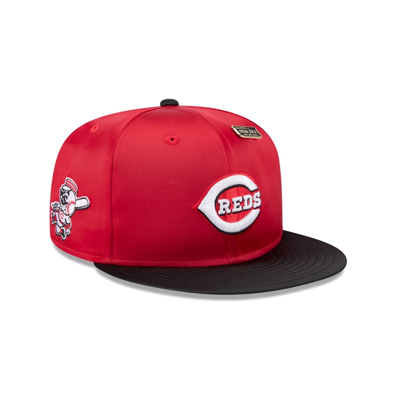 Cincinnati Reds Satin Pin 9FIFTY Snapback Hat One Size