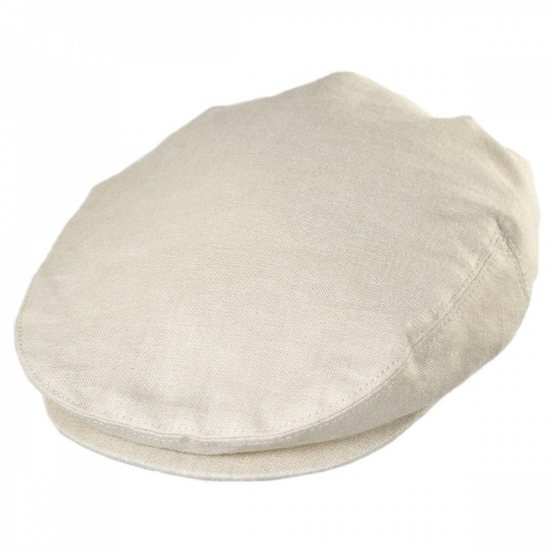 Linen and Cotton Ivy Cap NATURAL S