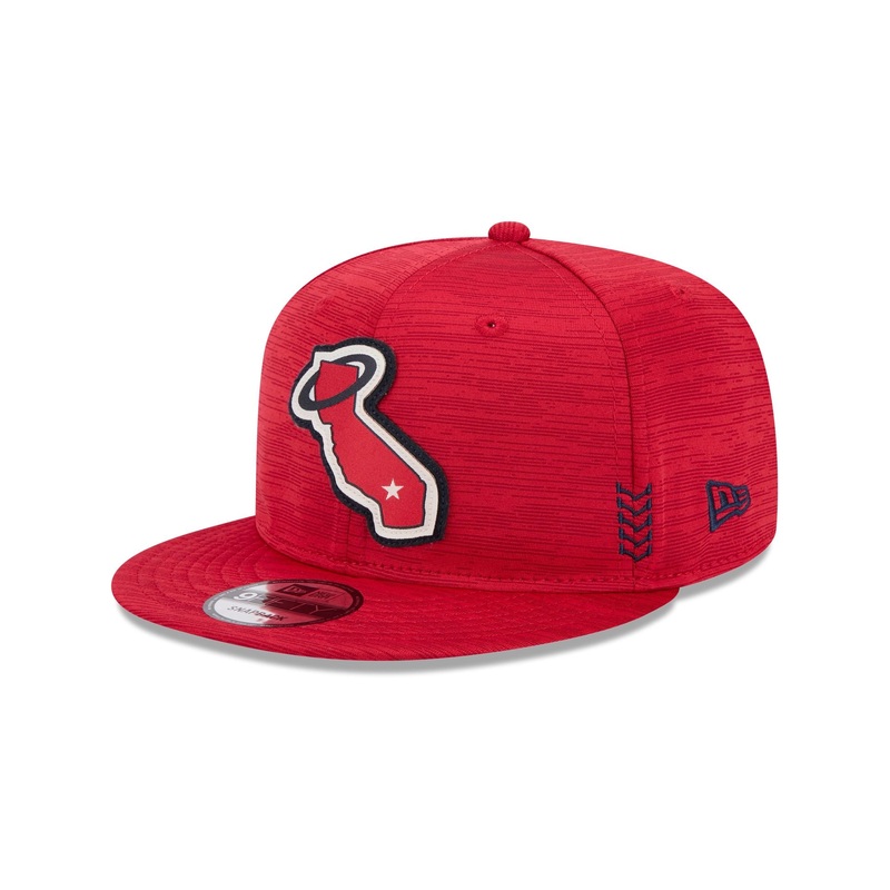 Los Angeles Angels 2024 Clubhouse 9FIFTY Snapback Hat One Size