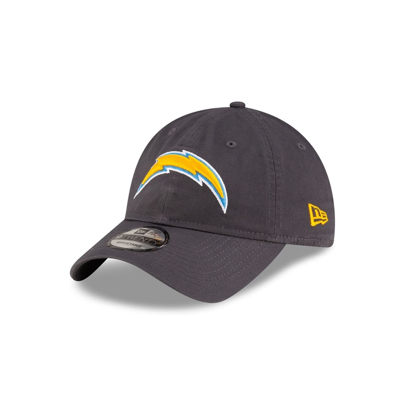 Los Angeles Chargers Core Classic 2.0 Gray 9TWENTY Adjustable Hat One Size
