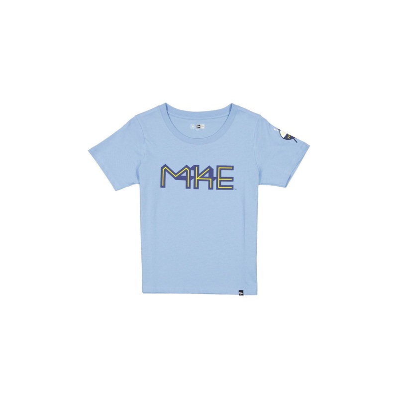 Milwaukee Brewers City Connect Women’s Pastel Blue T-Shirt XS