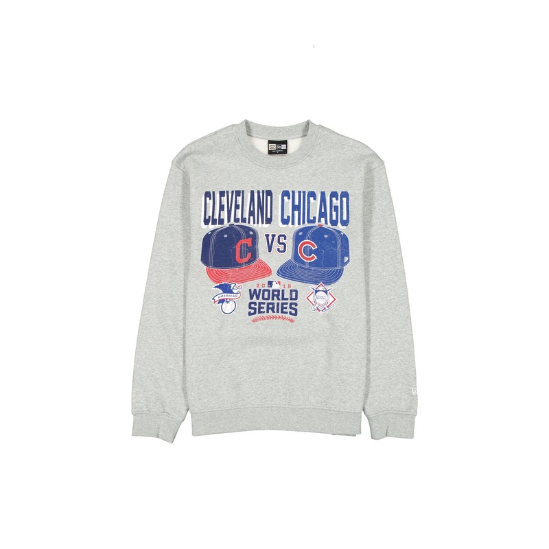 MLB 2016 World Series Sport Classics Gray Crewneck S