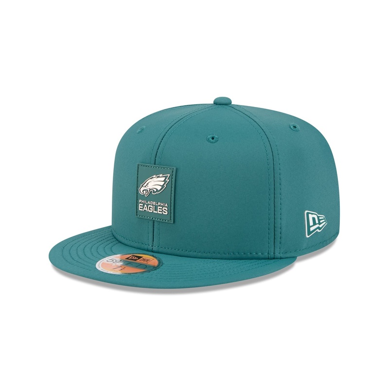 Philadelphia Eagles 2025 Sideline Hot Weather 59FIFTY Fitted Hat 7