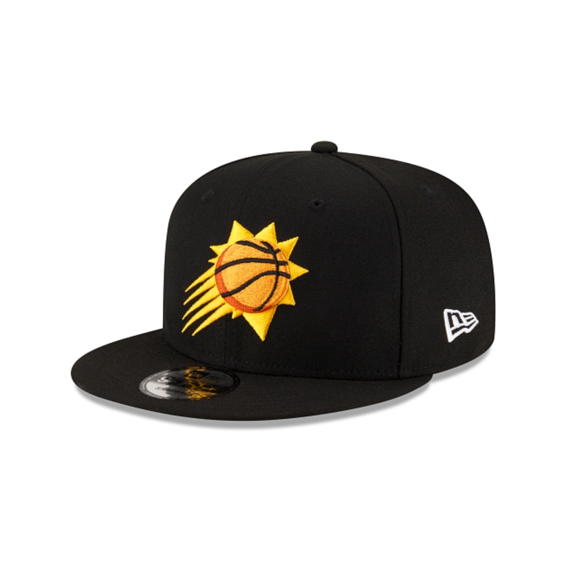 Phoenix Suns Basic Black 9FIFTY Snapback Hat One Size