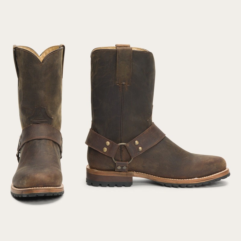 Puncher Harness Boot Brown 8 D